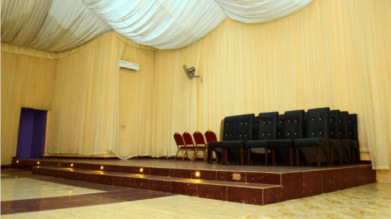 Stage Connected to Changing Room