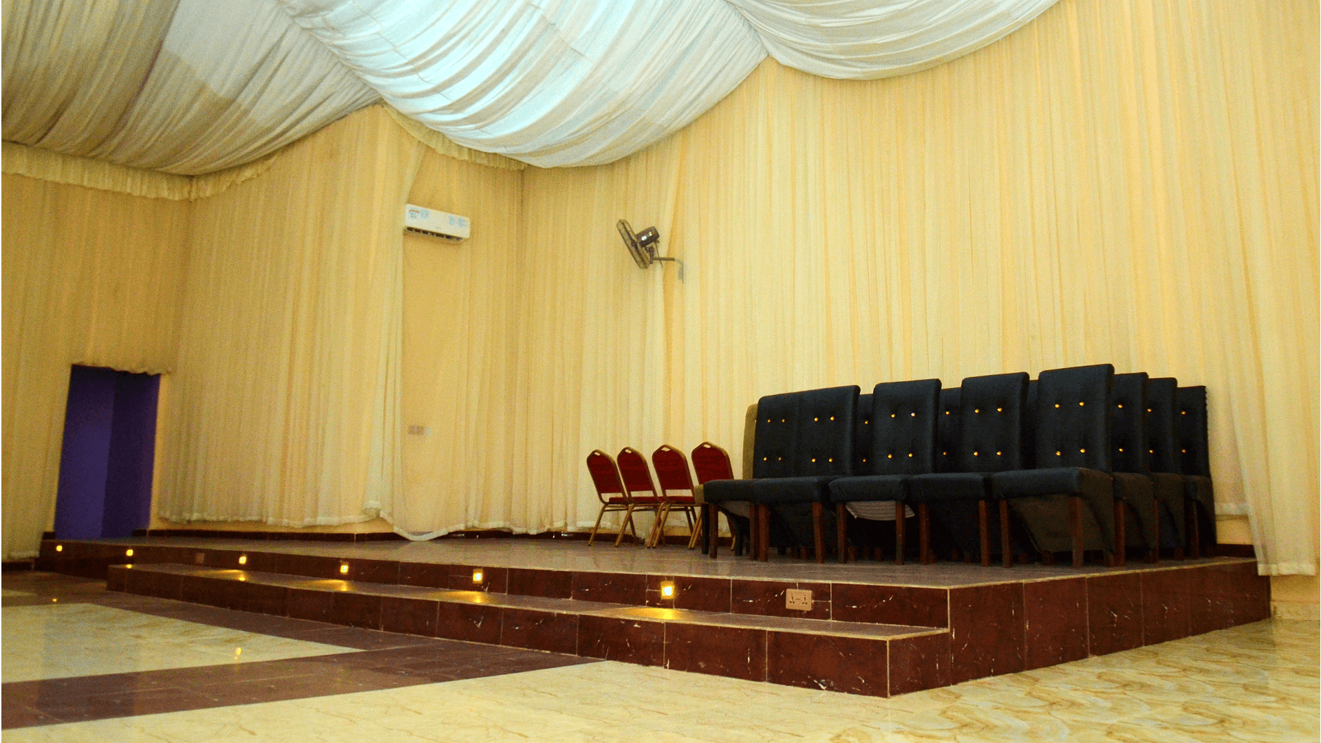 Stage Connected to Changing Room